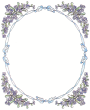 80083 FORGET ME NOT FRAME - 80083 Forget Me Not Frame 4.5" x 5.5"