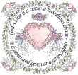 70029 GOD'S LOVE IS A CIRCLE - 70029 God's Love Is A Circle 4" x 4"