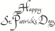 30020 HAPPY ST. PATRICK'S DAY - 30020 Happy St. Patrick's Day  3.5" x2.25"