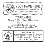 NPRM6 PreInked Notary Public Stamp