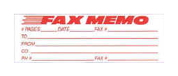 3243 - 3243 FAX MEMO Jumbo Stock XStamper