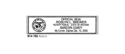 NP-14 - NP14 Notary Stamp 5/8" x 2-7/16"