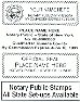 NP14 Notary Stamp Pre-inked<br>5/8" x 2-7/16"