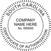 Certificate of Authorization - South Carolina<br>CERTAUTH-SC