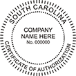 CERTAUTH-SC - Certificate of Authorization - South Carolina<br>CERTAUTH-SC