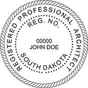 Need a architect seal or stamp for for SD? Order here today online. Fast shipping