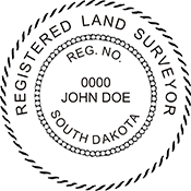 Full line of Land Surveyor Seal Stamps online. Customized with surveyor's name and registration number. Fast Shipping