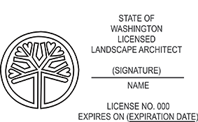 Landscape Architect - Horizontal - Washington<br>LSARCH-HORIZ-WA