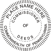 Commissioner of Deeds - Pennsylvania<br>COMM-PA
