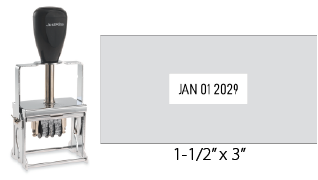 SI53FB - SI-53 Self-Inking Die Plate Dater (103099)