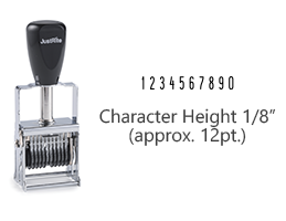 MJ0-10 - MJ 1-10 Self-Inking Numberer (102723)