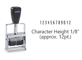 MJ0-12 - MJ 0-12 Self-Inking Numberer (112456)