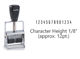 MJ0-14 - MJ 0-14 Self-Inking Numberer (102719)