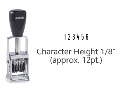 MJ0-6 - MJ 0-6 Self-Inking Numberer (112452)