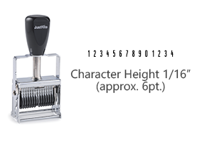 MJ00-14 - MJ 00-14 Self-Inking Numberer (112445)