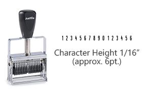 MJ00-16 - MJ 00-16 Self-Inking Numberer (112447)