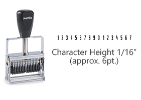 MJ00-17 - MJ 00-17 Self-Inking Numberer (112448)