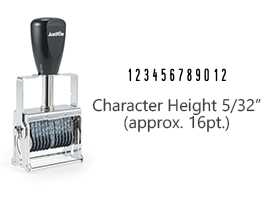 MJ1-12 - MJ 1-12 Self-Inking Numberer (102724)