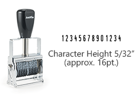 MJ1-14 - MJ 1-14 Self-Inking Numberer (102725)