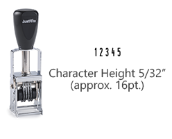 MJ1-5 - MJ 1-5 Self-Inking Numberer (112462)