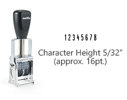 MJ1-8 - MJ 1-8 Self-Inking Numberer (102730)