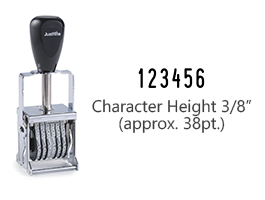 MJ3-6 - MJ 3-6 Self-Inking Numberer (102746)