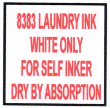 32OZ. WHITE INDELIBLE LAUNDRY INK - MUST SHIP UPS GROUND