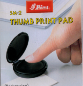ROUND FINGERPRINT PAD SIZE  1.575 INCHES 40mm