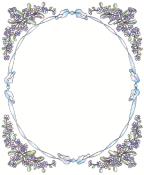 80083 Forget Me Not Frame 4.5" x 5.5"
