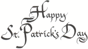 30020 Happy St. Patrick's Day  3.5" x2.25"