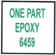 INK 6459 2OZ. ONE PART EPOXY - BLACK OR WHITE ONLY IN STOCK - MUST SHIP UPS GROUND