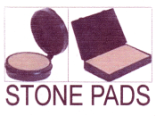 #3 STONE INK PAD DRY ONLY: SIZE 2-1/2" X 4"