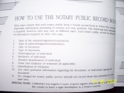 Notary Public Record Book (Journal)