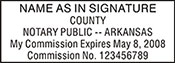 NPS-AR - Notary Public Arkansas - NPS-AR