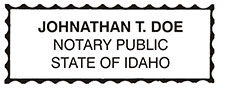 Notary Public Idaho - NPS-ID