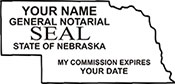 NPS-NE-2 - Notary Public Stamp Nebraska - NPS-NE-2