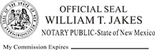 Notary Public New Mexico - NPS-NM