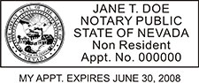 Notary Public Nevada - NPS-NV-2