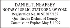 Notary Public New York - NPS-NY